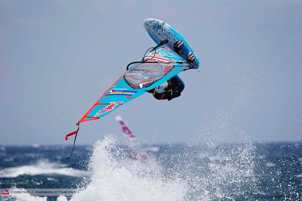 Moritz back Loop - 2014 PWA Pozo World Cup / Gran Canaria Wind and Waves Festival, Day 2 ©  Carter/pwaworldtour.com http://www.pwaworldtour.com/